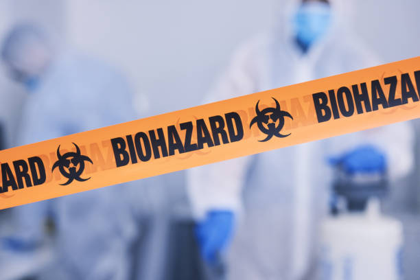 Professional Biohazard technician working in Martindale, TX
